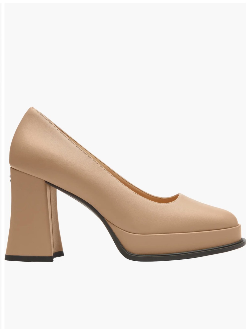 *Mint Condition* Coach Sculpted C Block Pump in Nude 7.5